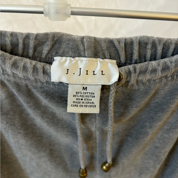 vintage vtg j.jill cozy cotton-blend velour lounge pants - Picture 3 of 5